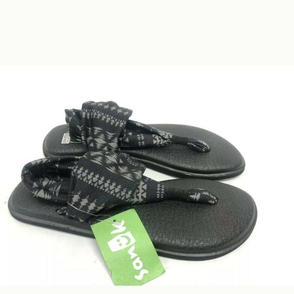 Sanuk Shoes Yoga Sling 2 Black Tribal Print 7m Poshmark